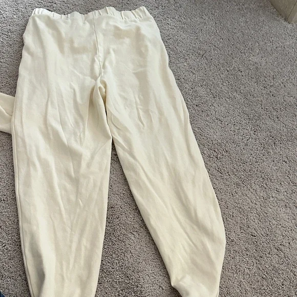 Mango Women's Cream Pants & Top Loungewear Set - Picture 8 of 8
